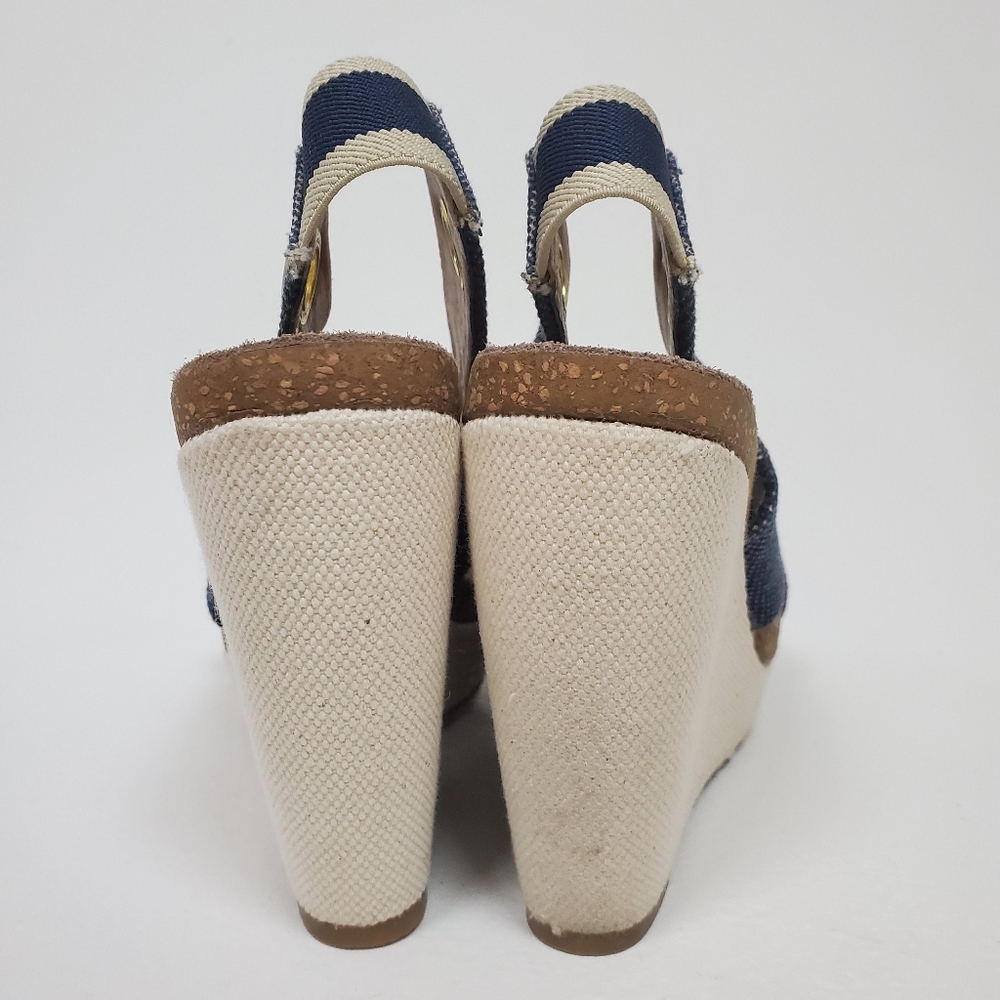 🤪FREE W/purchase! Anthro Splendid canvas wedges - Picture 5 of 8